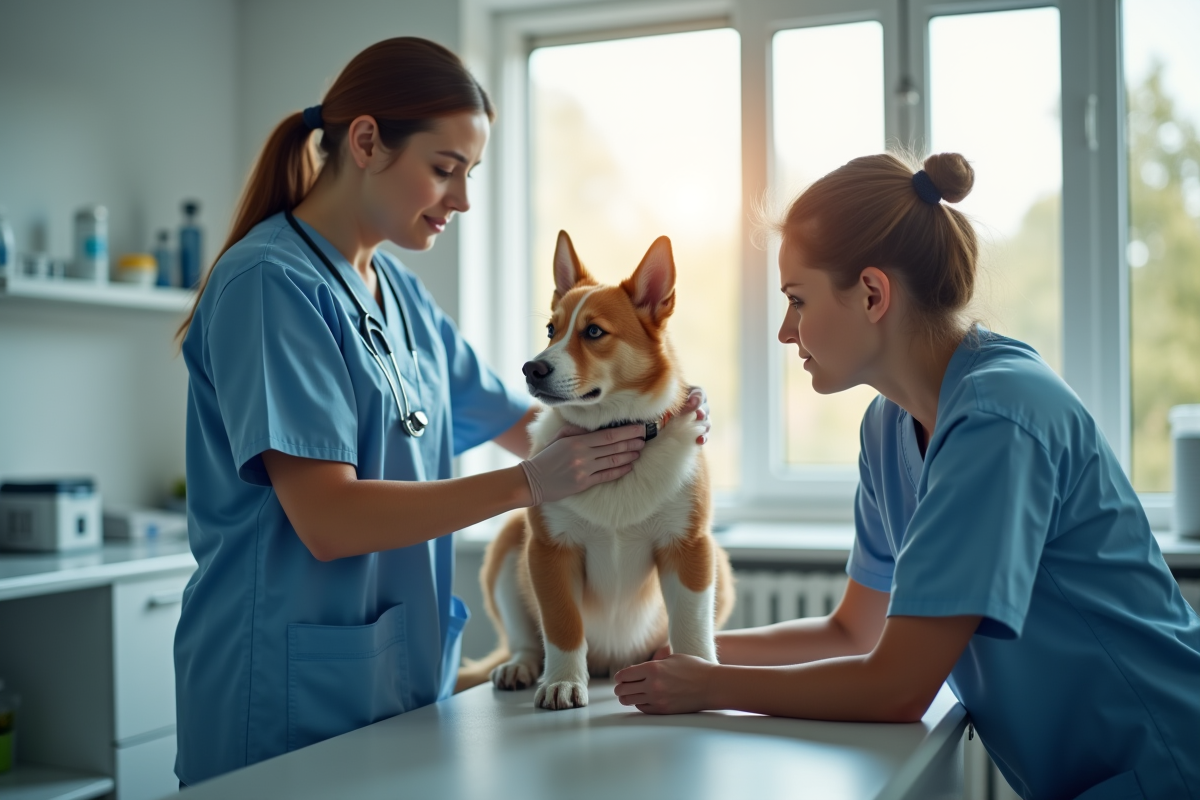 chien accident