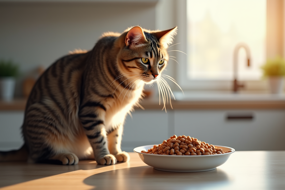 Quantité de nourriture pour un chat : quelles sont les recommandations journalières ?