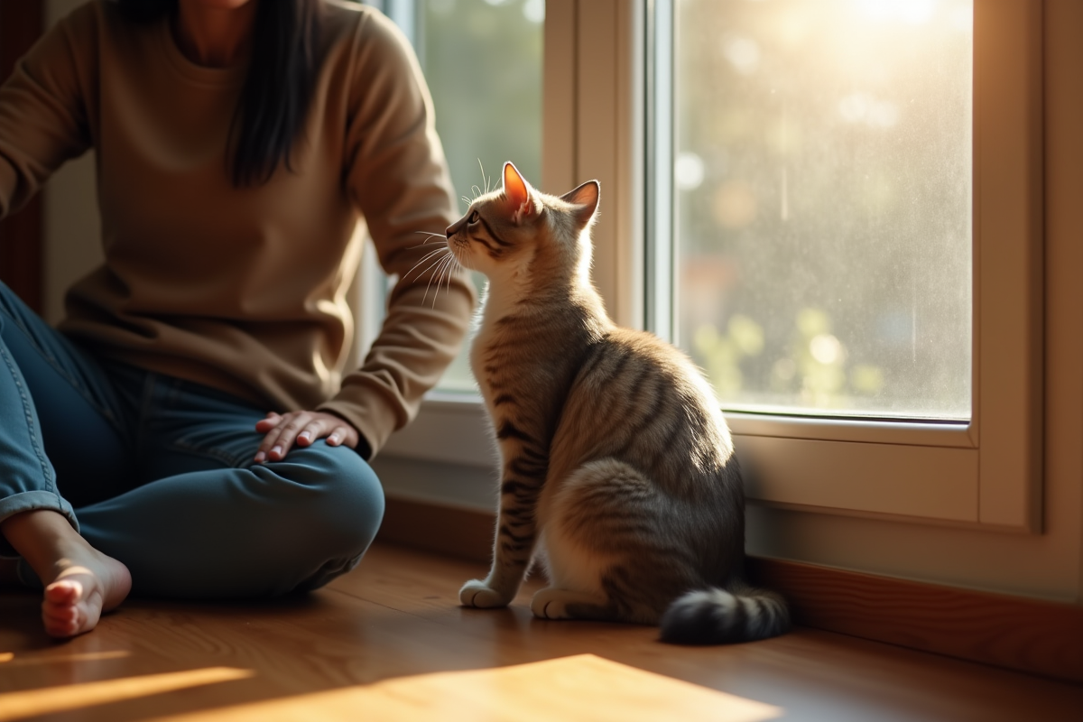 chat triste